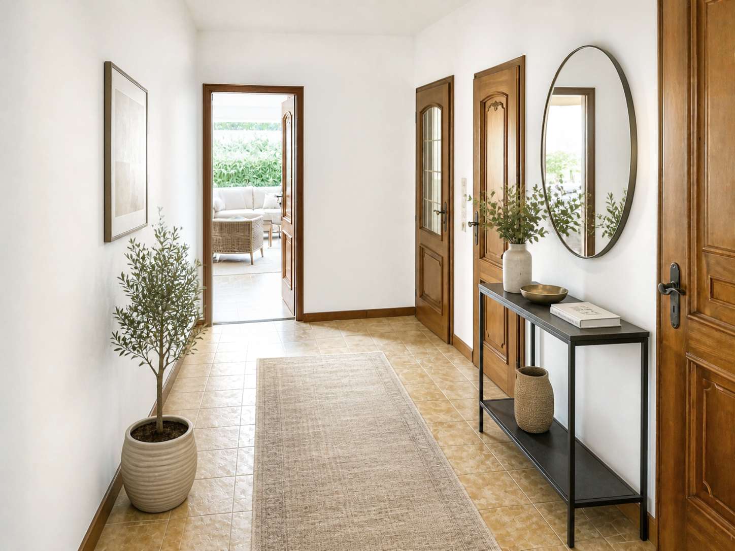 Den Flur modern saniert