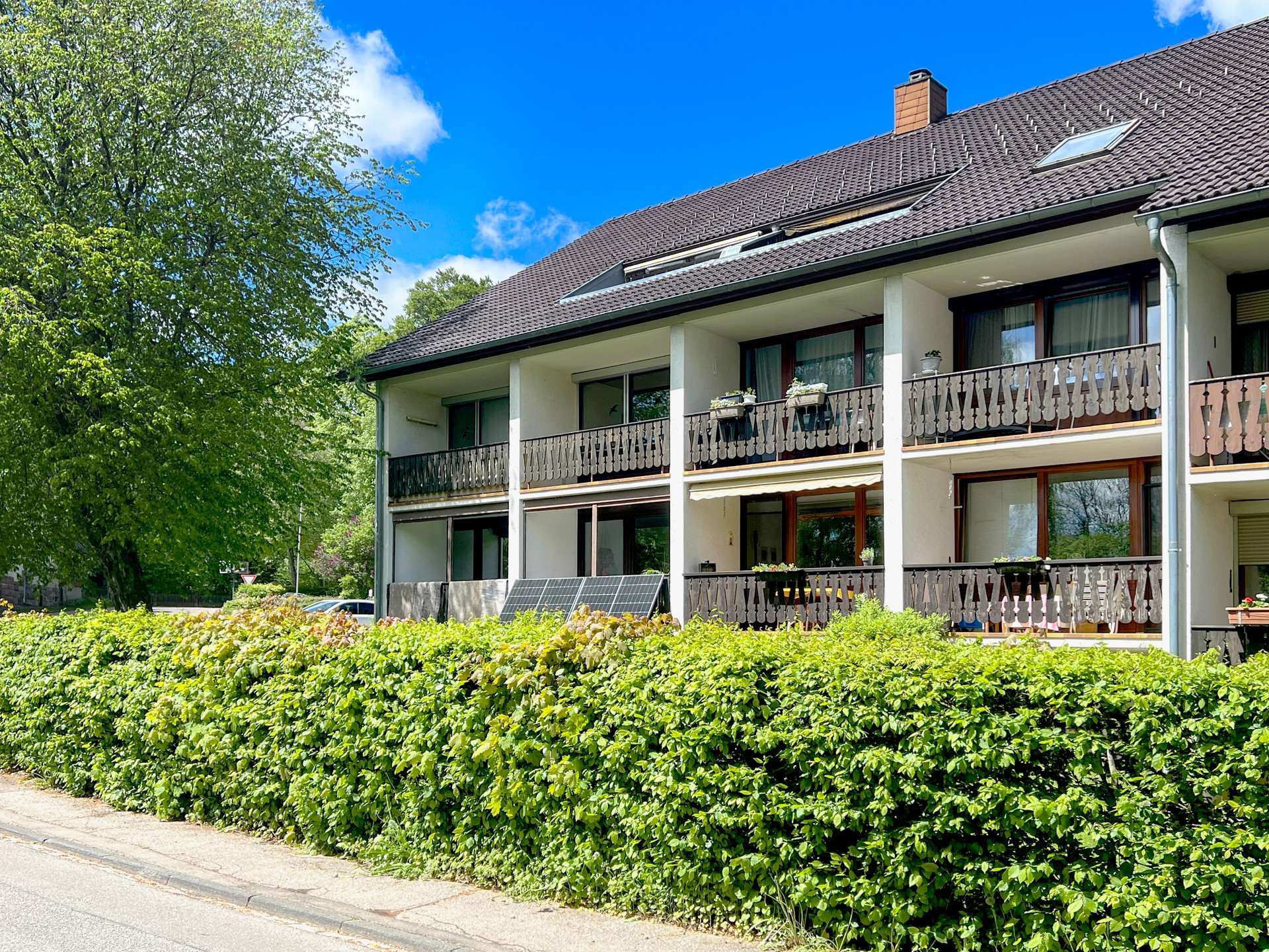 Haus Rückseitenansicht