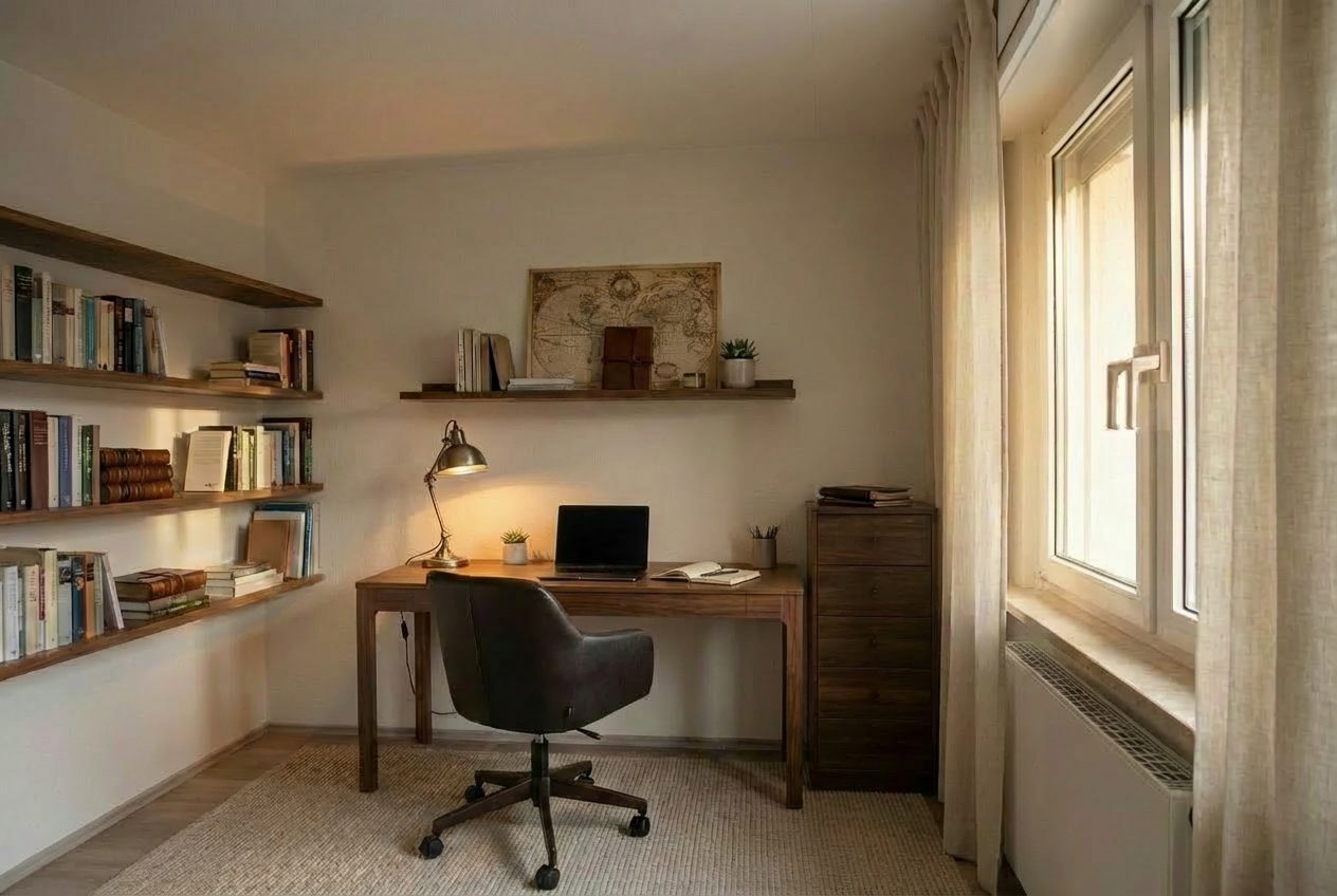 EG kleines Zimmer Büro Vision