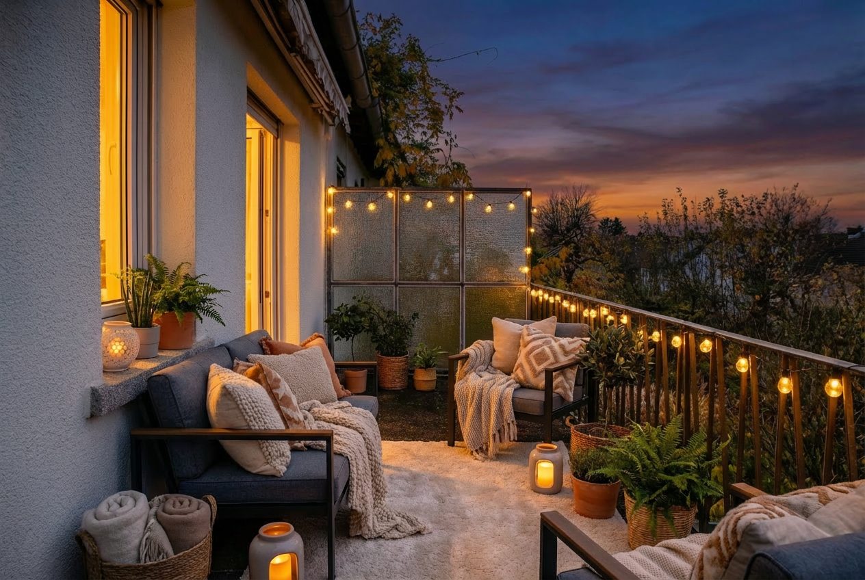 Vision Balkon nightview