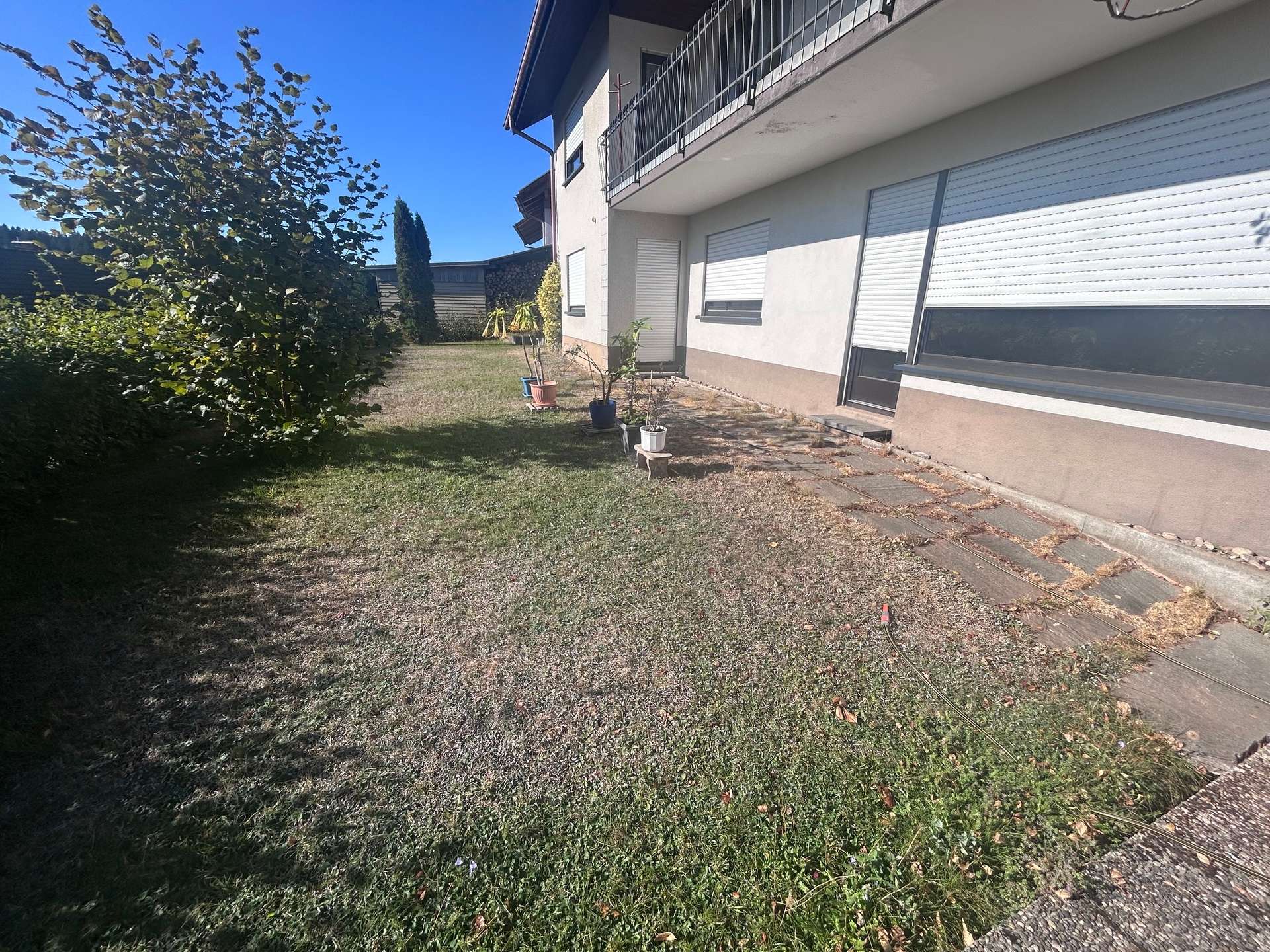 Garten vor der Wohnung